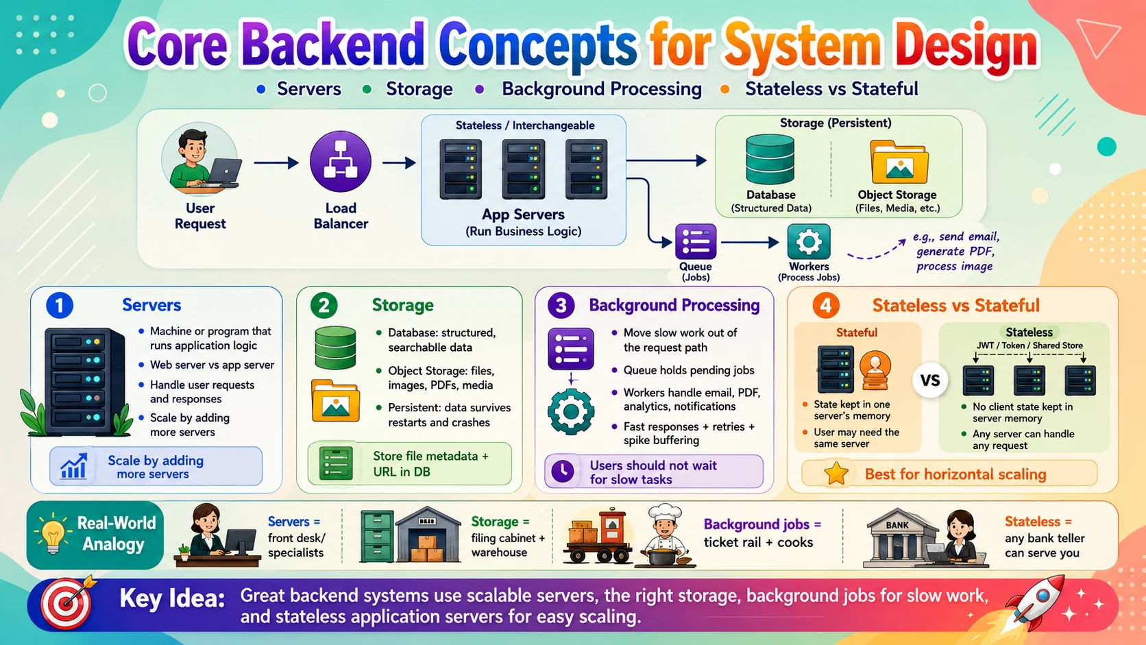 Core Backend Concepts for System Design