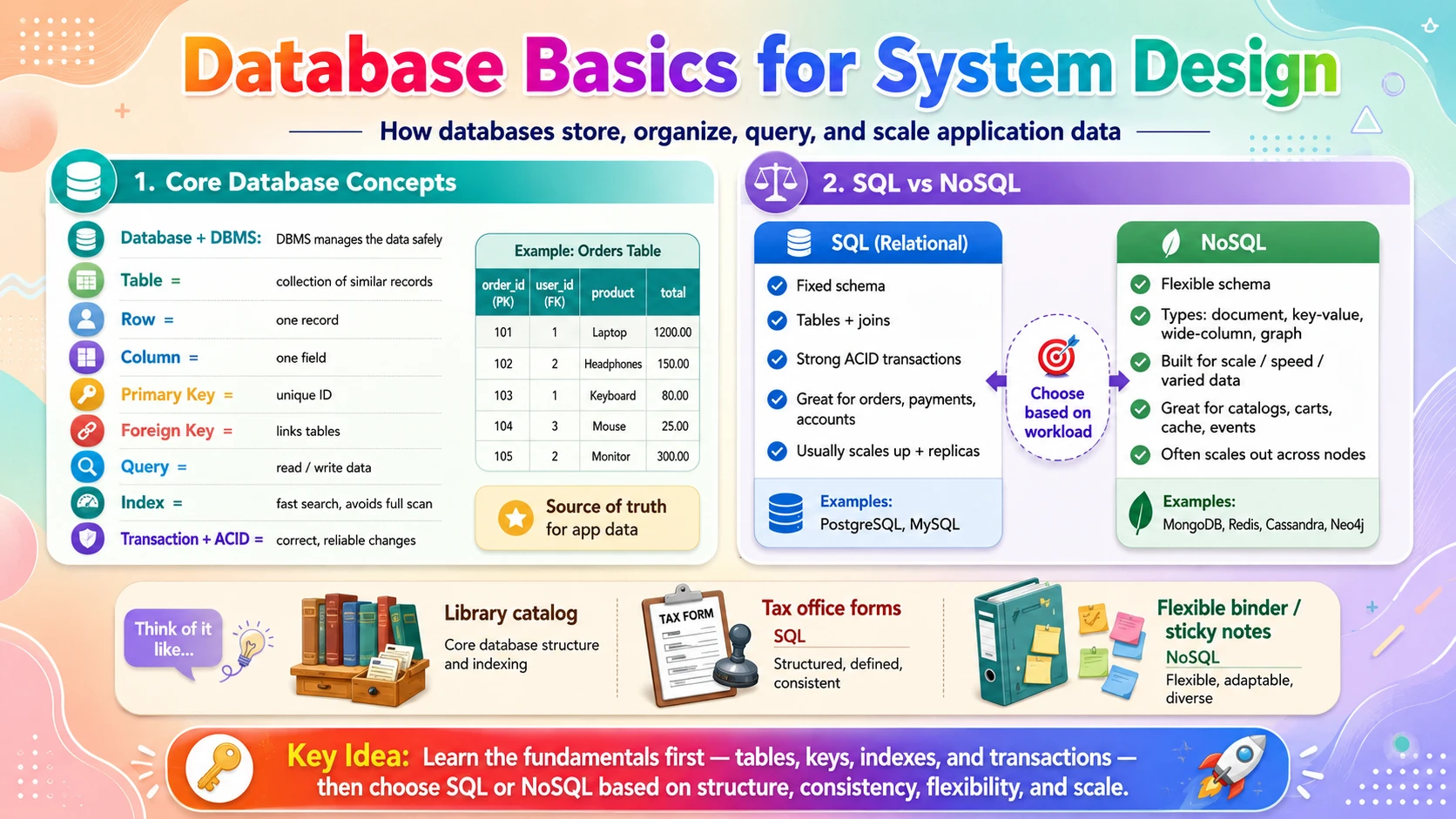Database Basics for System Design
