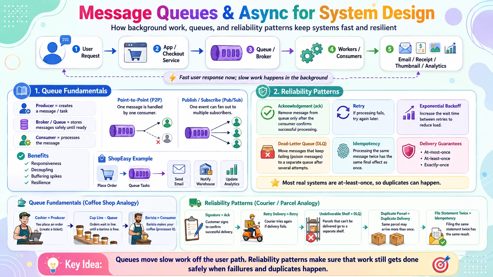 Message Queues and Async for System Design
