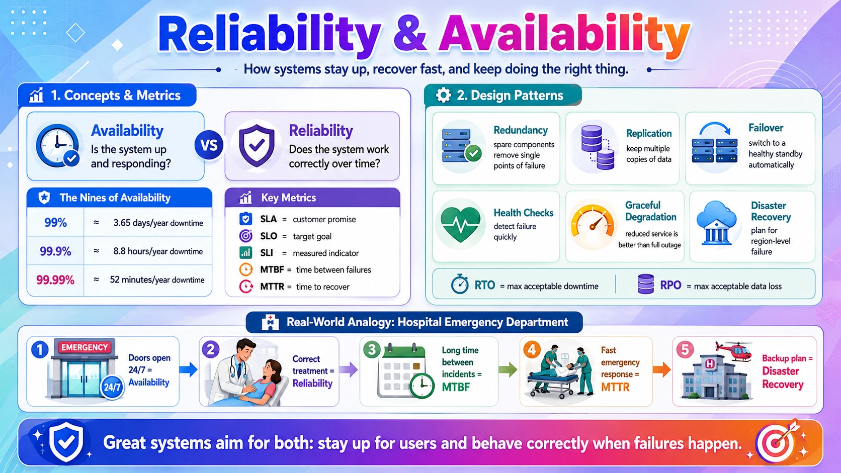 Reliability and Availability for System Design