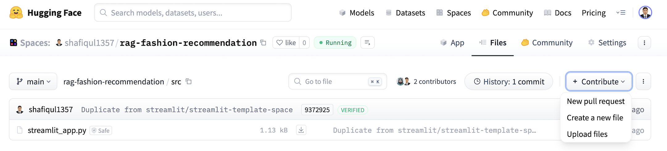 Upload files by drag and drop