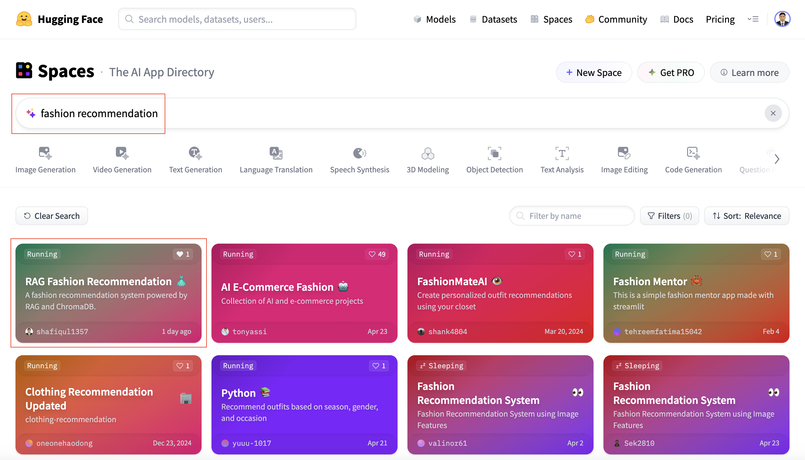 Search app by key word