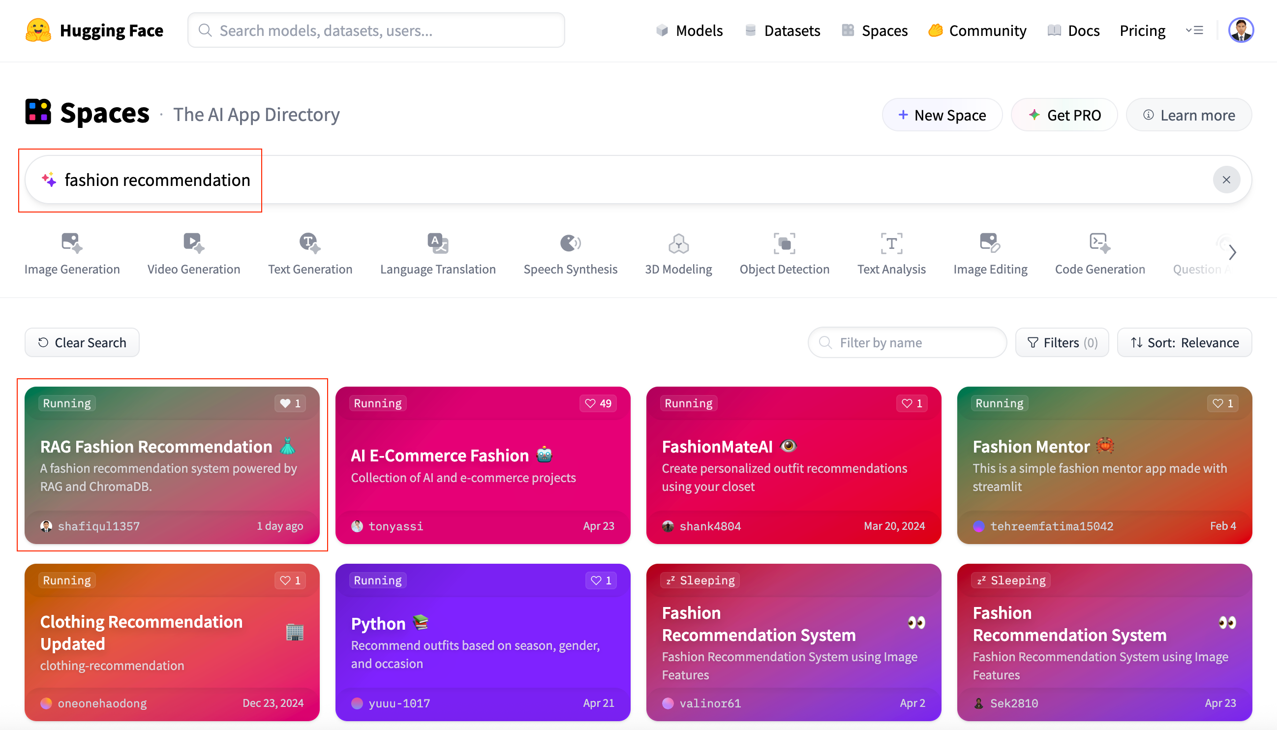Search app by key word