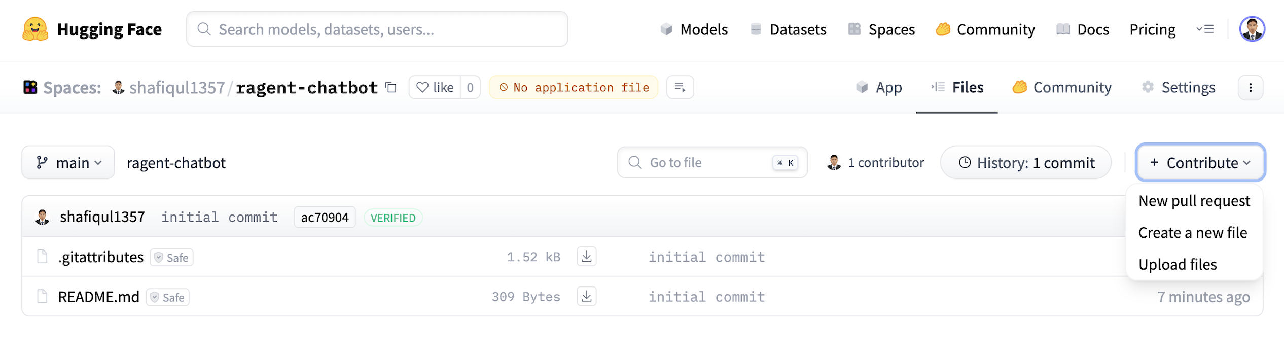 Upload source code