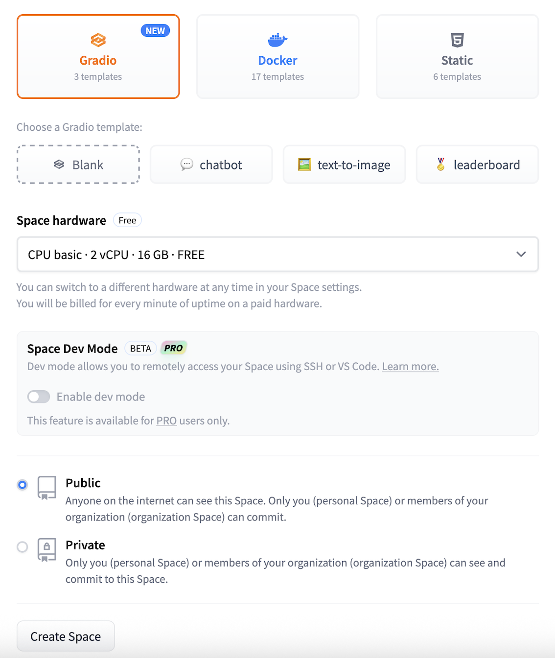 Select Space SDK