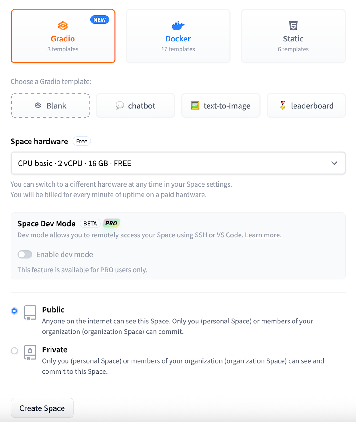 Select Space SDK