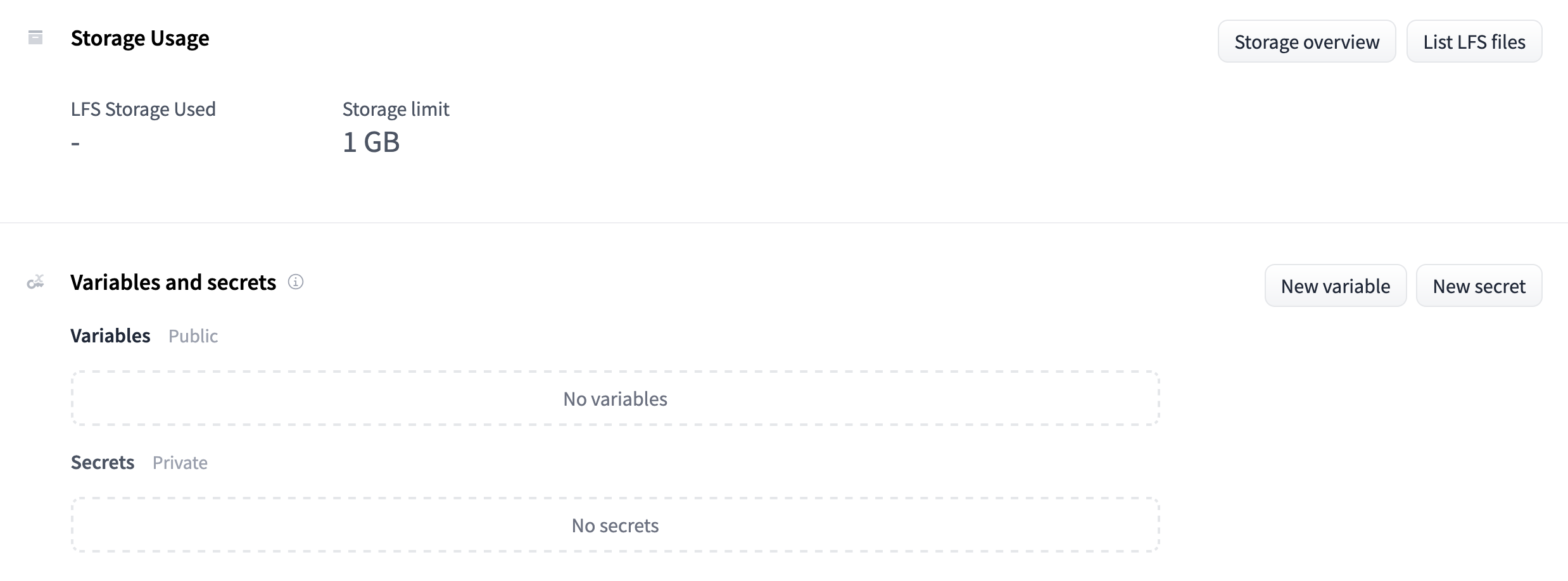 Hugging Face Space Variables and Secrets